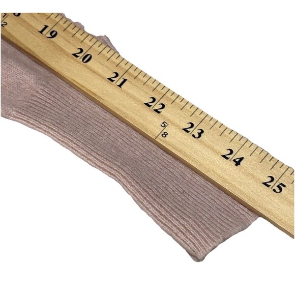 Halogen Scoop neck Sweater Size Medium Side Tie Cashmere Light Pink - Picture 7 of 9